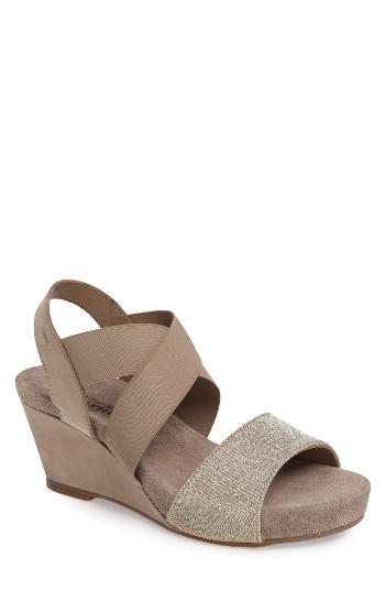 Women's Mephisto 'barbara' Wedge Sandal M - Beige