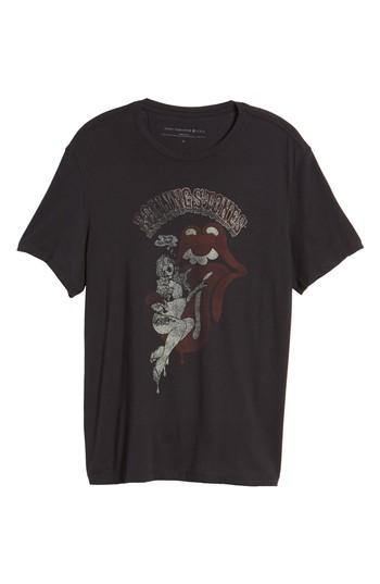 Men's John Varvatos Star Usa Rolling Stones Graphic T-shirt, Size - Black