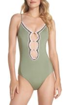 Women's Becca Medina One-piece Swimsuit - Green