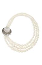Women's Miu Miu Multistrand Imitation Pearl Necklace