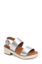 Women's Gentle Souls Talia Platform Sandal M - Metallic