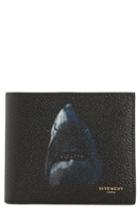 Men's Givenchy Shark Print Faux Leather Wallet - None