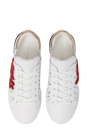 Women's Kenneth Cole New York Tyler Left Rights Sneaker M - White