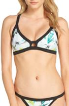 Women's Hurley Garden Quick Dry Surf Bikini Top