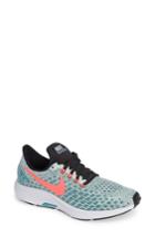 Women's Nike Air Zoom Pegasus 35 Running Shoe .5 M - Blue/green