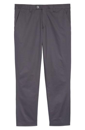 Men's Ted Baker London Cliftro Flat Front Stretch Cotton Pants