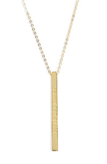 Women's Mantraband La Vie Est Belle Pendant Necklace