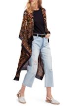 Women's Free People Magic Dance Kimono, Size - Blue/green