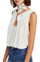 Women's Free People New To Town Tank - Ivory