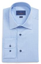 Men's David Donahue Trim Fit Geometric Dress Shirt