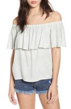 Women's Lira Clothing Mary Off The Shoulder Top - Blue