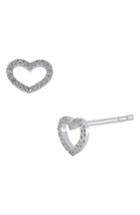 Women's Carriere Open Heart Diamond Earrings (nordstrom Exclusive)