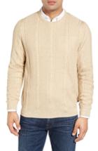 Men's Tommy Bahama Marled Silk Blend Sweater, Size - Brown
