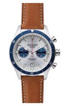 Men's Jack Mason Nautical Chronograph Leather Strap Watch, 45mm