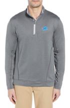 Men's Cutter & Buck Endurance Detroit Lions Fit Pullover, Size Small - Black