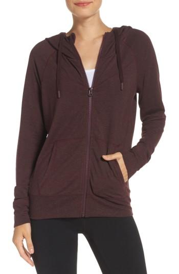 Women's Zella Well Played Zip Fleece Hoodie