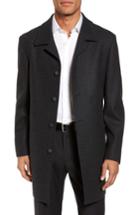 Men's Nordstrom Men's Shop Promo Wool Blend Car Coat - Grey