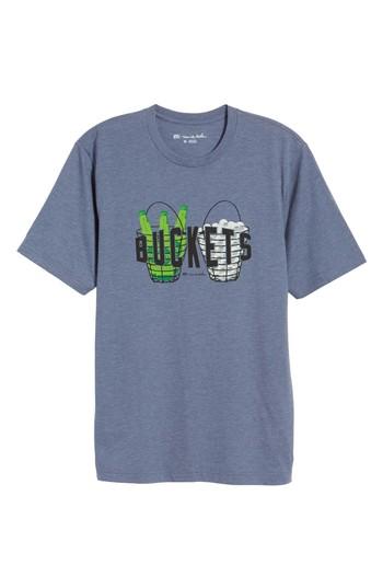 Men's Travis Mathew 'buckets' Graphic T-shirt, Size - Blue