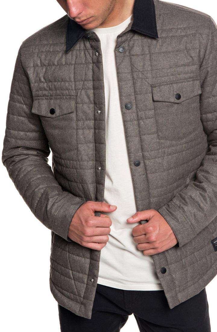 Men's Quiksilver Hakkoda Summits Jacket - Grey