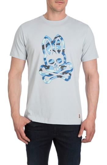 Men's Psycho Bunny Camo Bunny T-shirt (s) - Blue