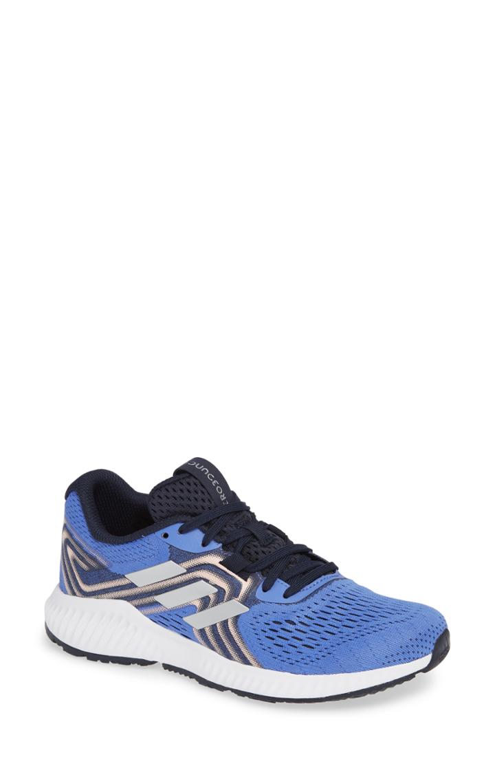 Women's Adidas Aerobounce 2 Running Shoe .5 M - Blue