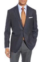 Men's David Donahue Aiden Classic Fit Wool Sport Coat R - Blue