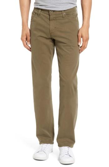 Men's Ag Graduate Sud Slim Straight Leg Pants X 34 - Green