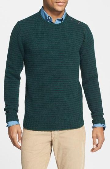 Bonobos 'feeder Stripe' Standard Fit Wool Crewneck Sweater