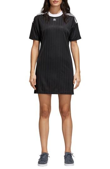 Women's Adidas Originals Trefoil T-shirt Dress - Black