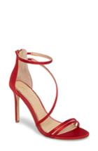 Women's Jewel Badgley Mischka Gail Crystal Embellished Sandal M - Red