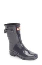 Women's Hunter 'refined Short' Gloss Rain Boot M - Grey