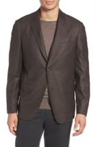 Men's John W. Nordstrom Traditional Fit Check Wool Sport Coat S - Grey