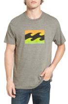 Men's Billabong Team Wave Graphic T-shirt, Size - Grey