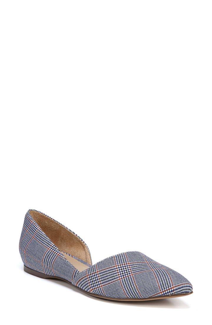 Women's Naturalizer Samantha Half D'orsay Flat .5 W - Blue