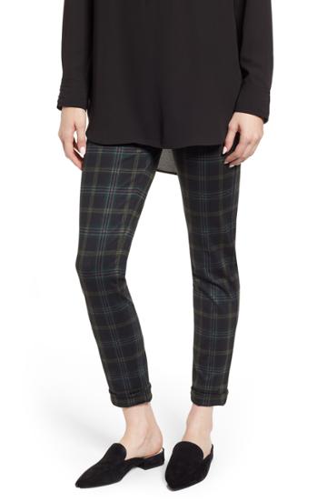 Women's Oroblu Plaid Leggings - Green