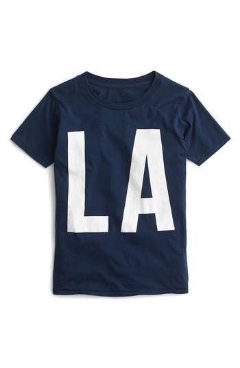 Women's J.crew La Tee, Size - Blue