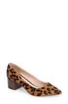Women's Sole Society Andorra Genuine Calf Hair Pump .5 M - Brown