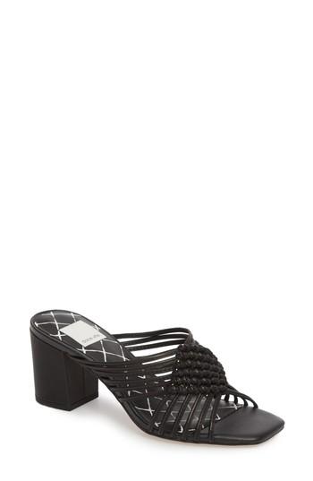 Women's Dolce Vita Delana Knotted Mule Sandal M - Black