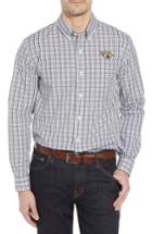 Men's Cutter & Buck Jacksonville Jaguars - Gilman Regular Fit Plaid Sport Shirt - Black