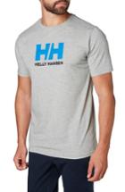 Men's Helly Hansen Logo Cotton T-shirt - Grey