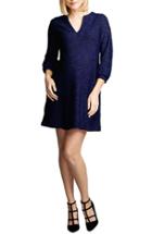 Women's Maternal America Shift Maternity Dress - Blue