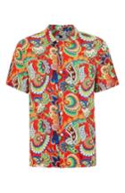 Men's Topman Multi Print Shirt - Red