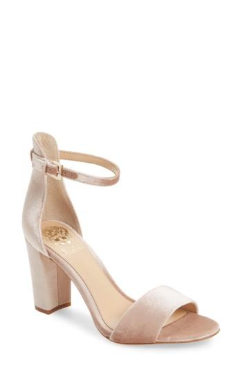 Women's Vince Camuto Corlina Ankle Strap Sandal .5 M - Pink