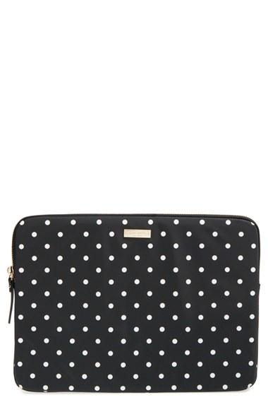 Kate Spade New York 'classic Nylon - Mini Pavilion' Laptop Sleeve - Black