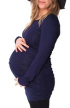 Women's Nom Maternity 'reese' Rib Knit Maternity Top