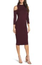 Women's Felicity & Coco Kenly Cold Shoulder Midi Dress - Burgundy