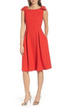 Women's 1901 Bow Shoulder Dress - Red