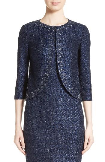 Women's St. John Collection Jiya Sparkle Knit Jacket