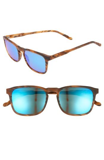 Women's Maho 53mm Charleston Polarized Rectangular Sunglasses - Whisky