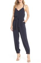 Women's Vince Camuto Crepe Satin Jumpsuit - Blue